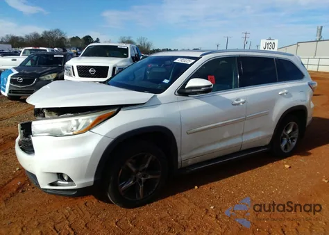 2015 Toyota Highlander Limited from USA, damaged, VIN 5TDYKRFH5FS103242